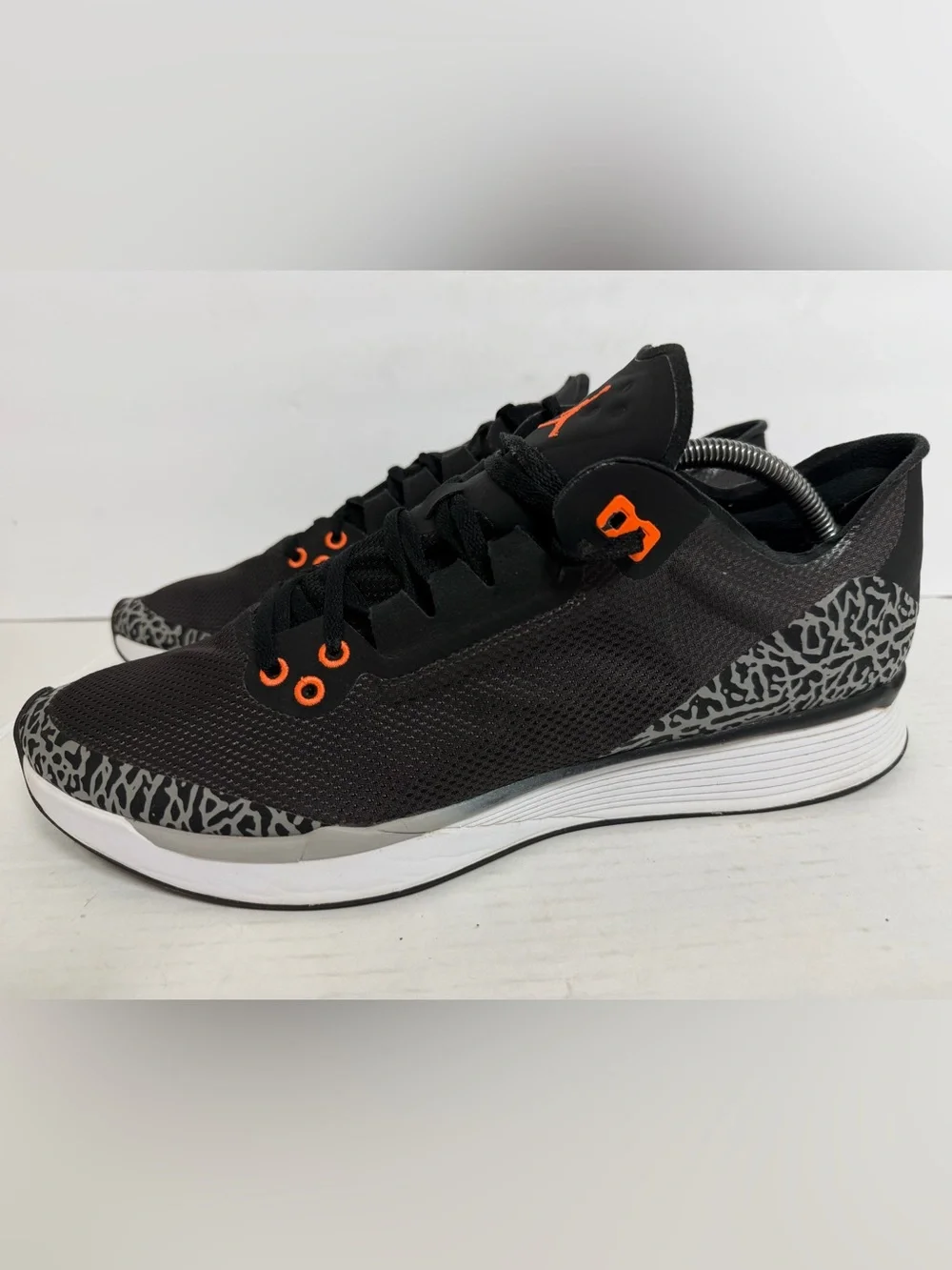 Nike Mens Jordan 88 Racer Black Cement Orange Shoes Sneakers AV1200-008 Size 12